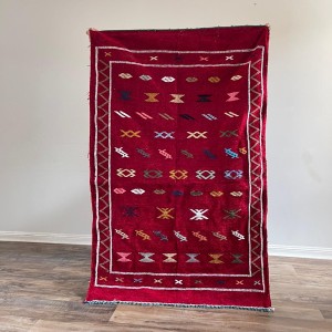 Moroccan Red Wool Vintage Rug1.jpeg